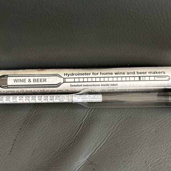 Glass Hydrometer for home wine and beer makers. - Picture 2 of 2